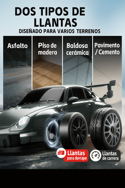 Porsche 911 Drift Pro – Control Total + Doble Llantas